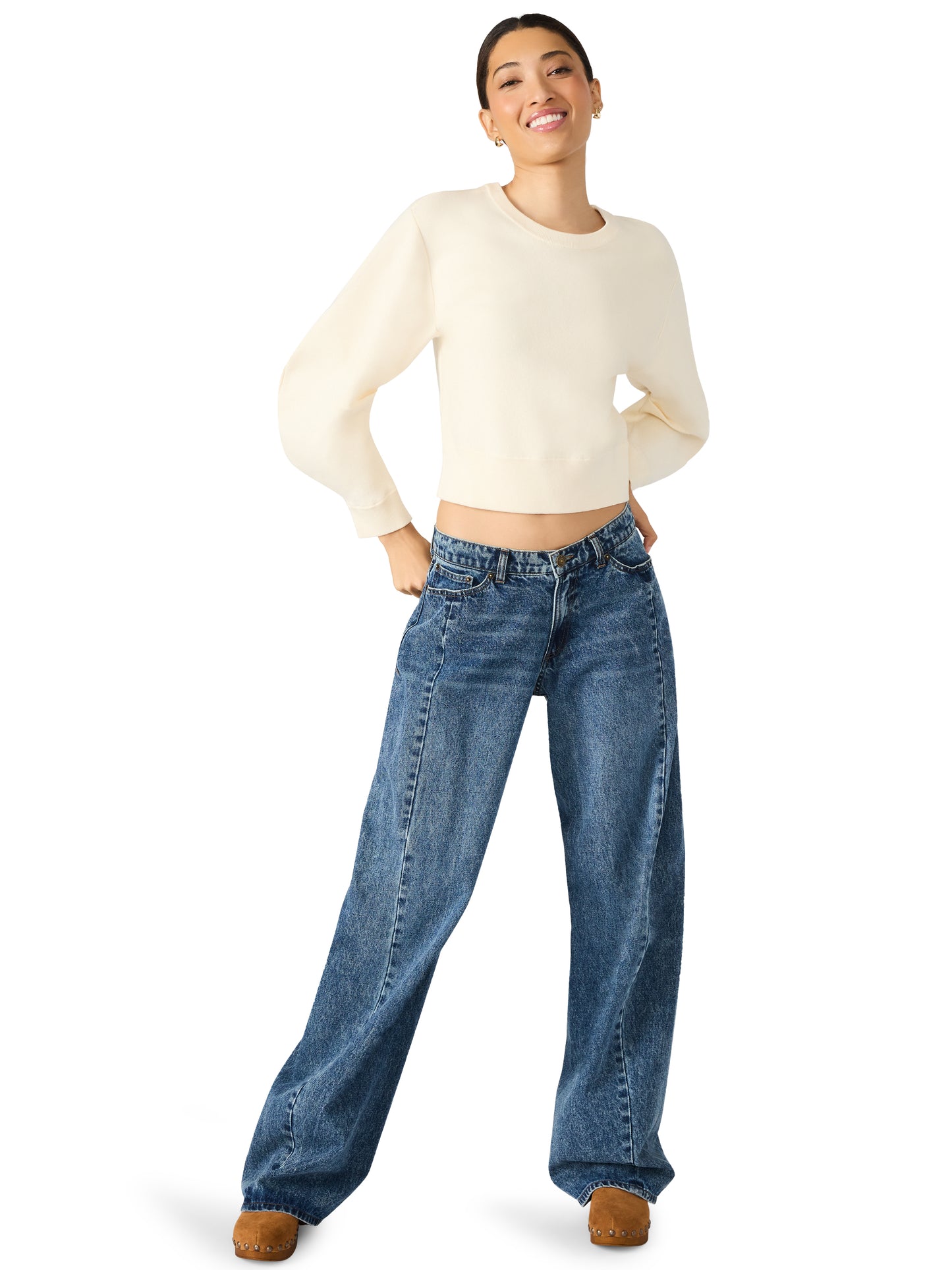 rosina cream sweater