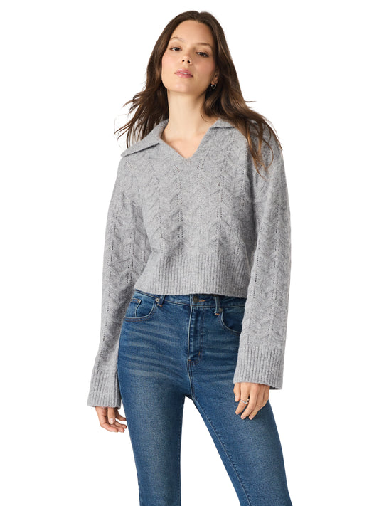 esther sweater heather gray