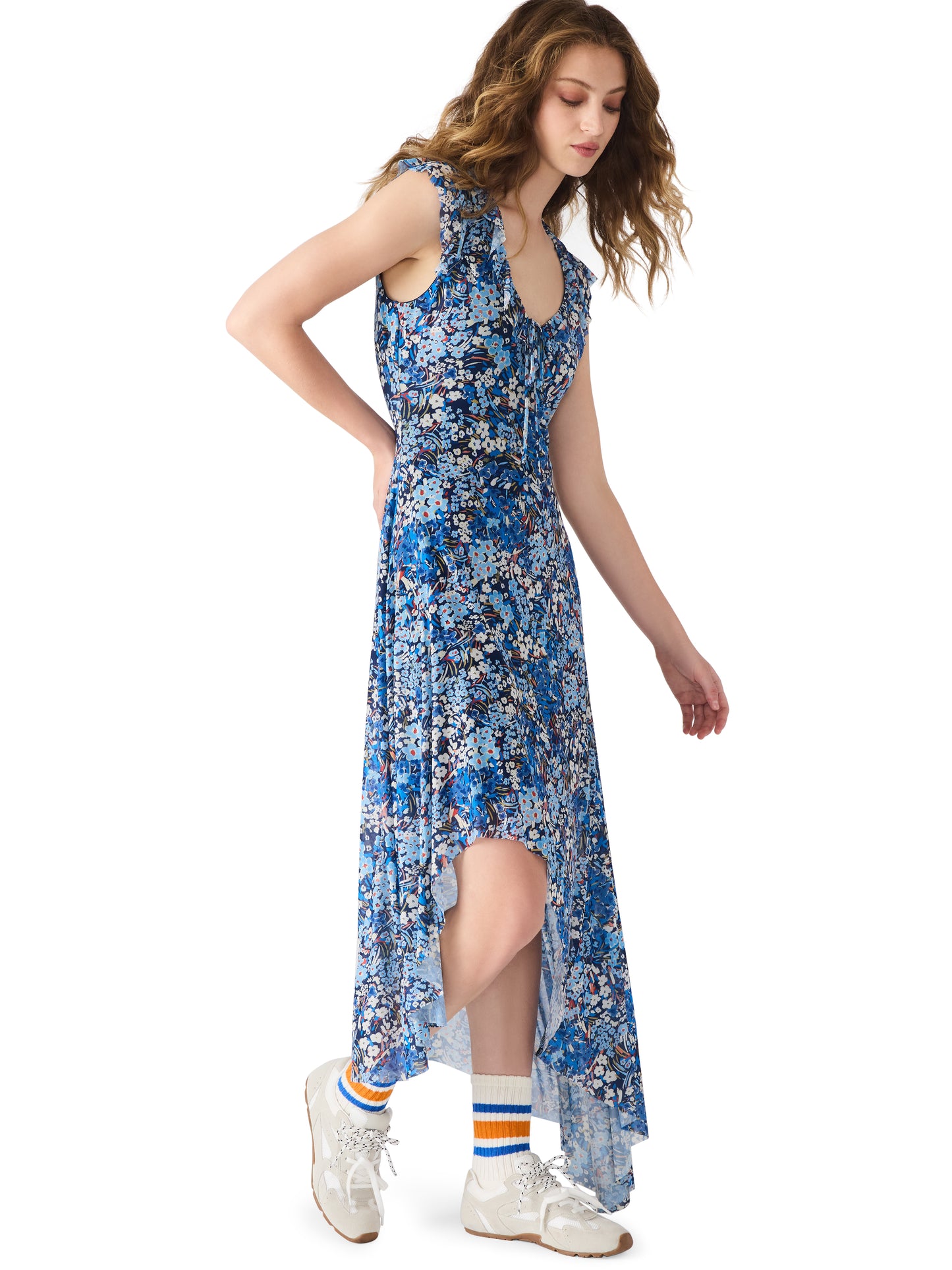 Adalina bristol blue floral dress