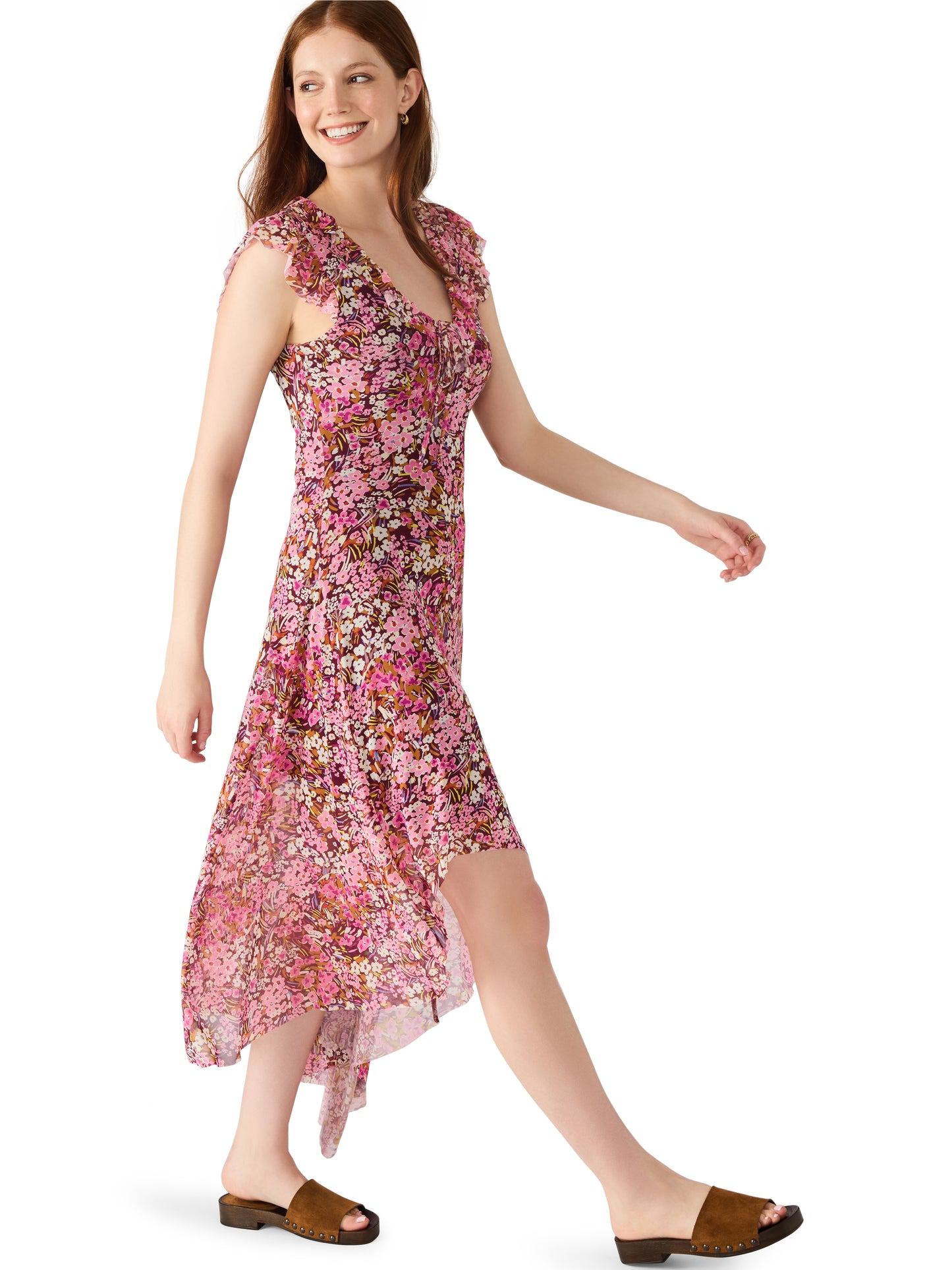 Hattie dress pink bloom
