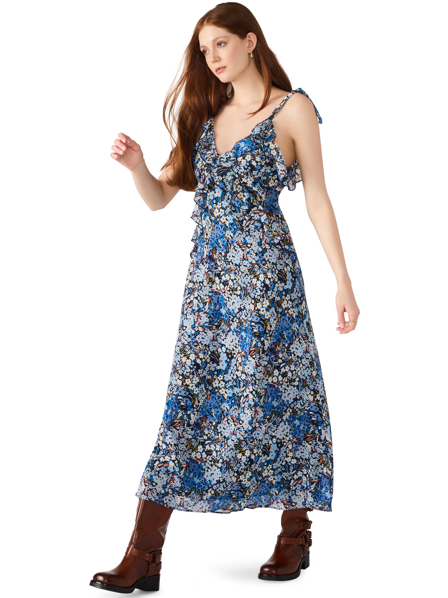 Adalina bristol blue floral dress