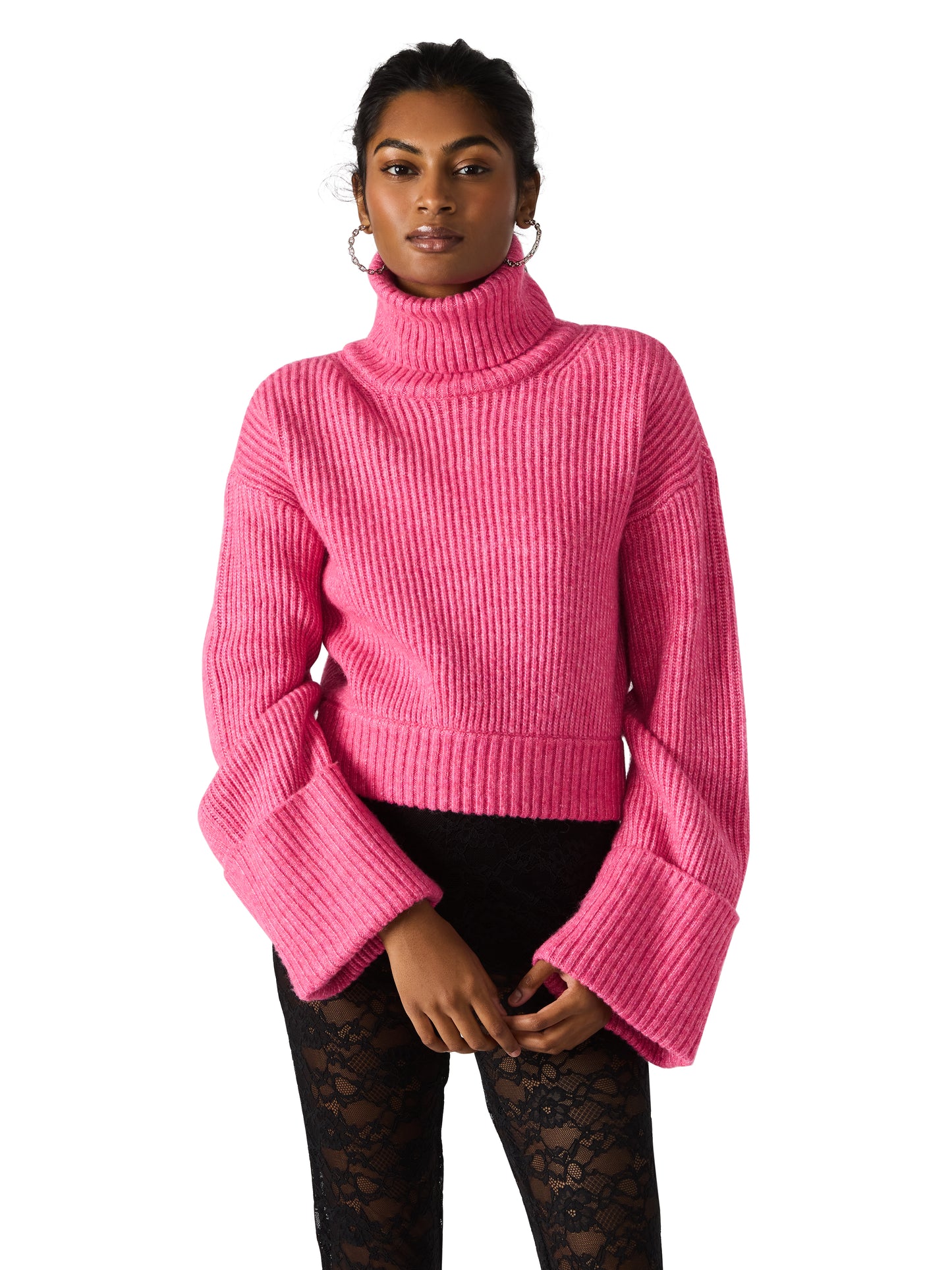 adelade pink turtle neck