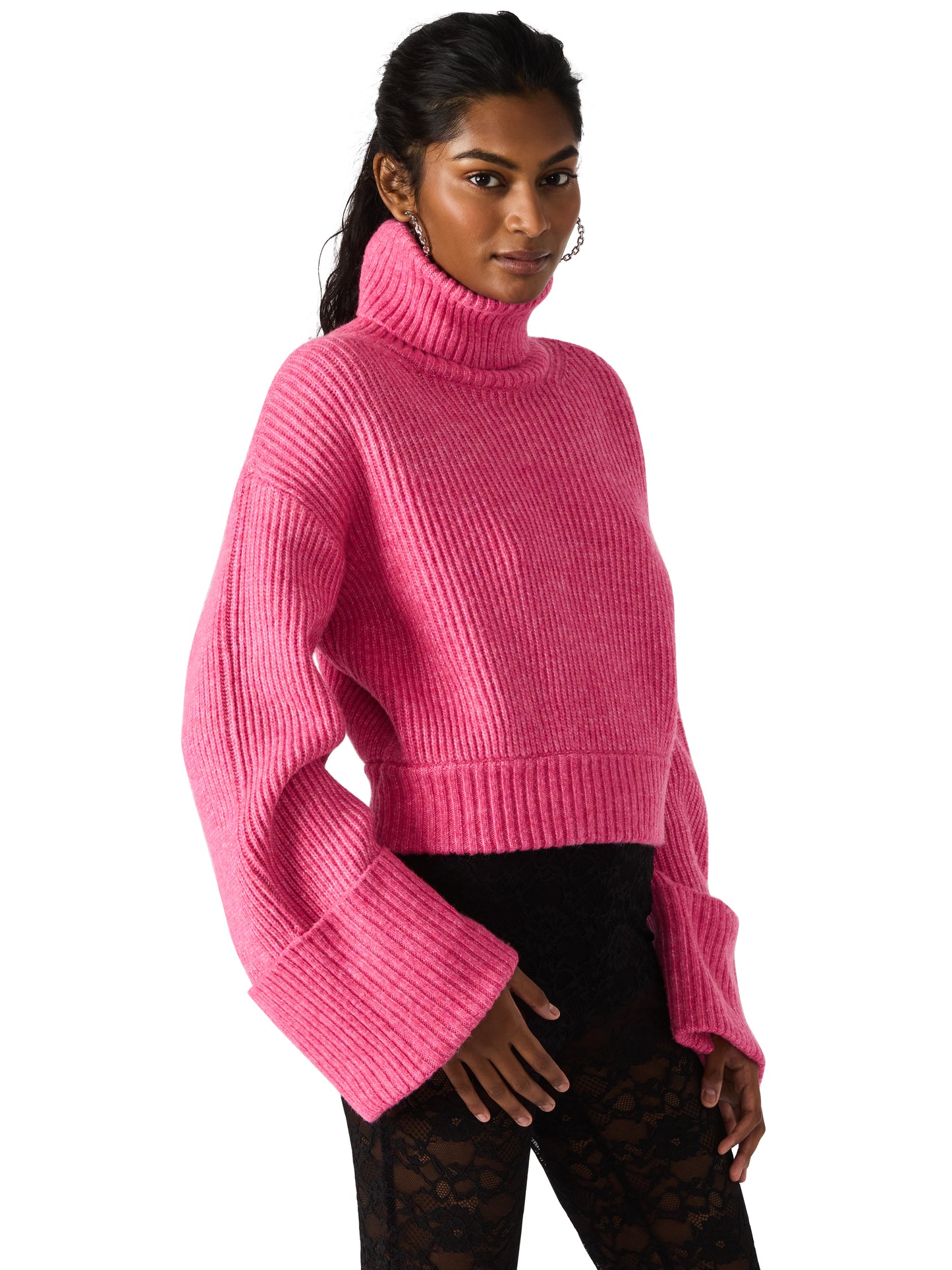 adelade pink turtle neck