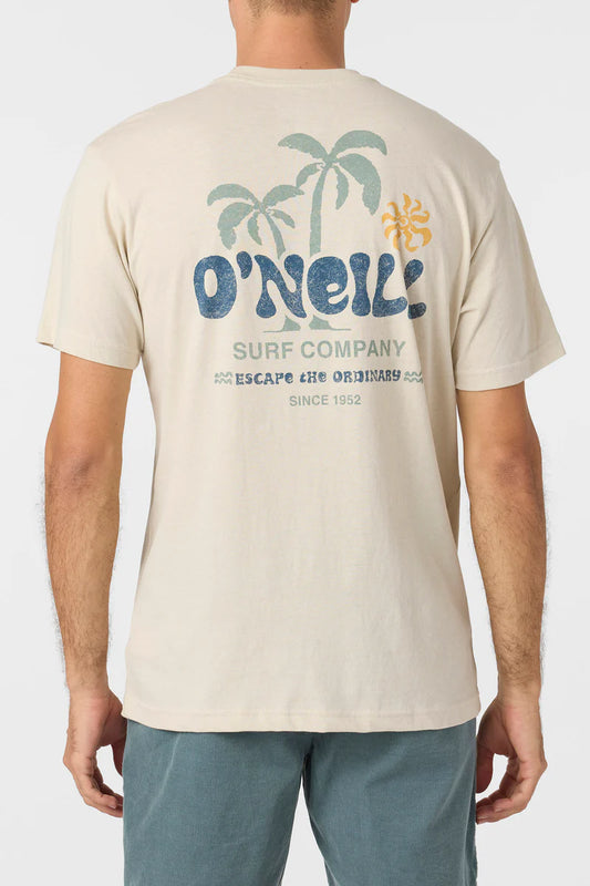 loose graphic tee lt taupe
