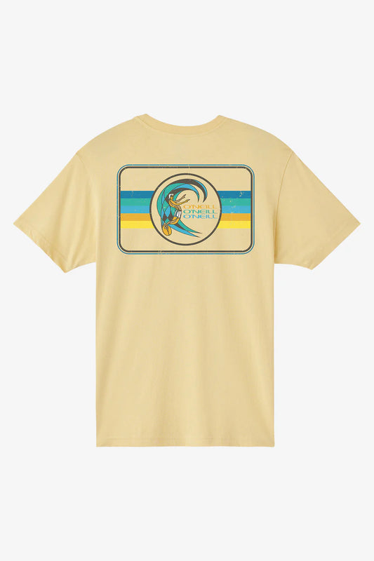 oneill stacks yelow tee