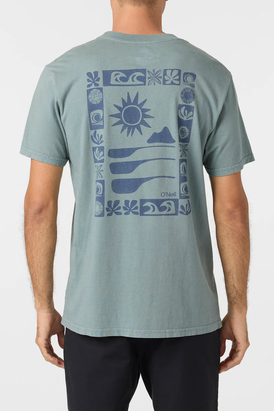 og block print graphic tee stormy sea