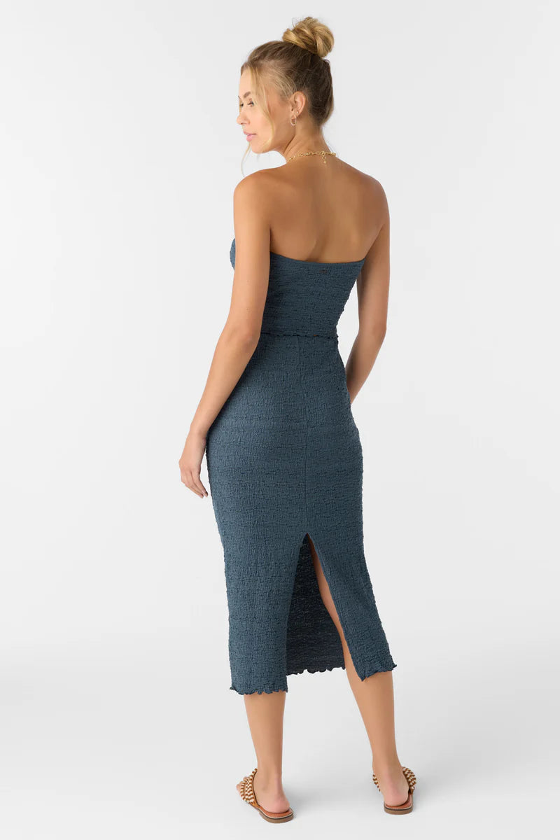 jordana textured midi skirt