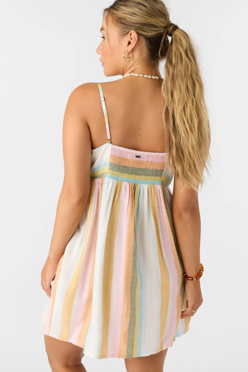 saskia pastel stripe dress