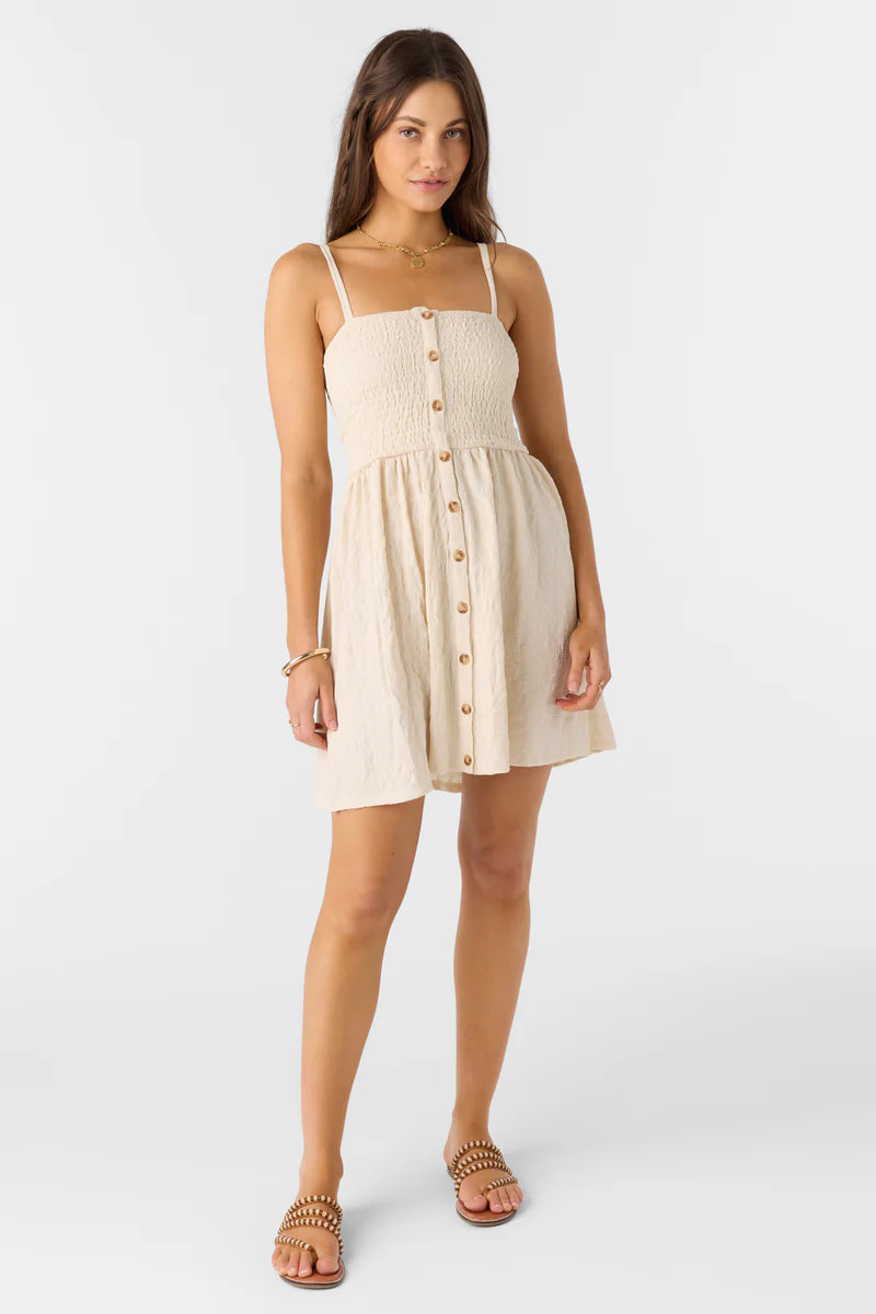 leighton tapioca smocked dress