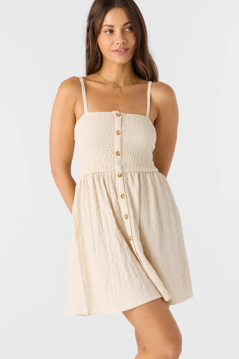 leighton tapioca smocked dress