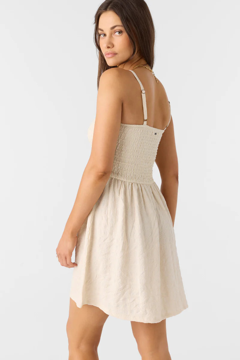 leighton tapioca smocked dress