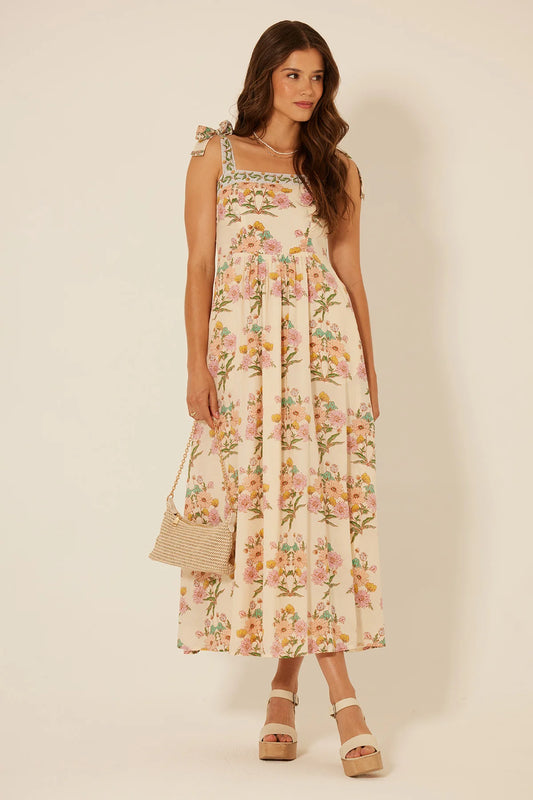bila santa barbara floral dress