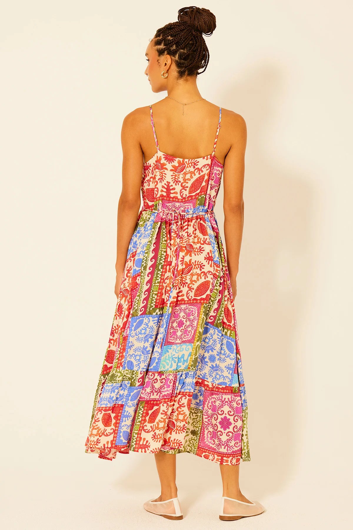 wilcox multi printed sea pearl dress