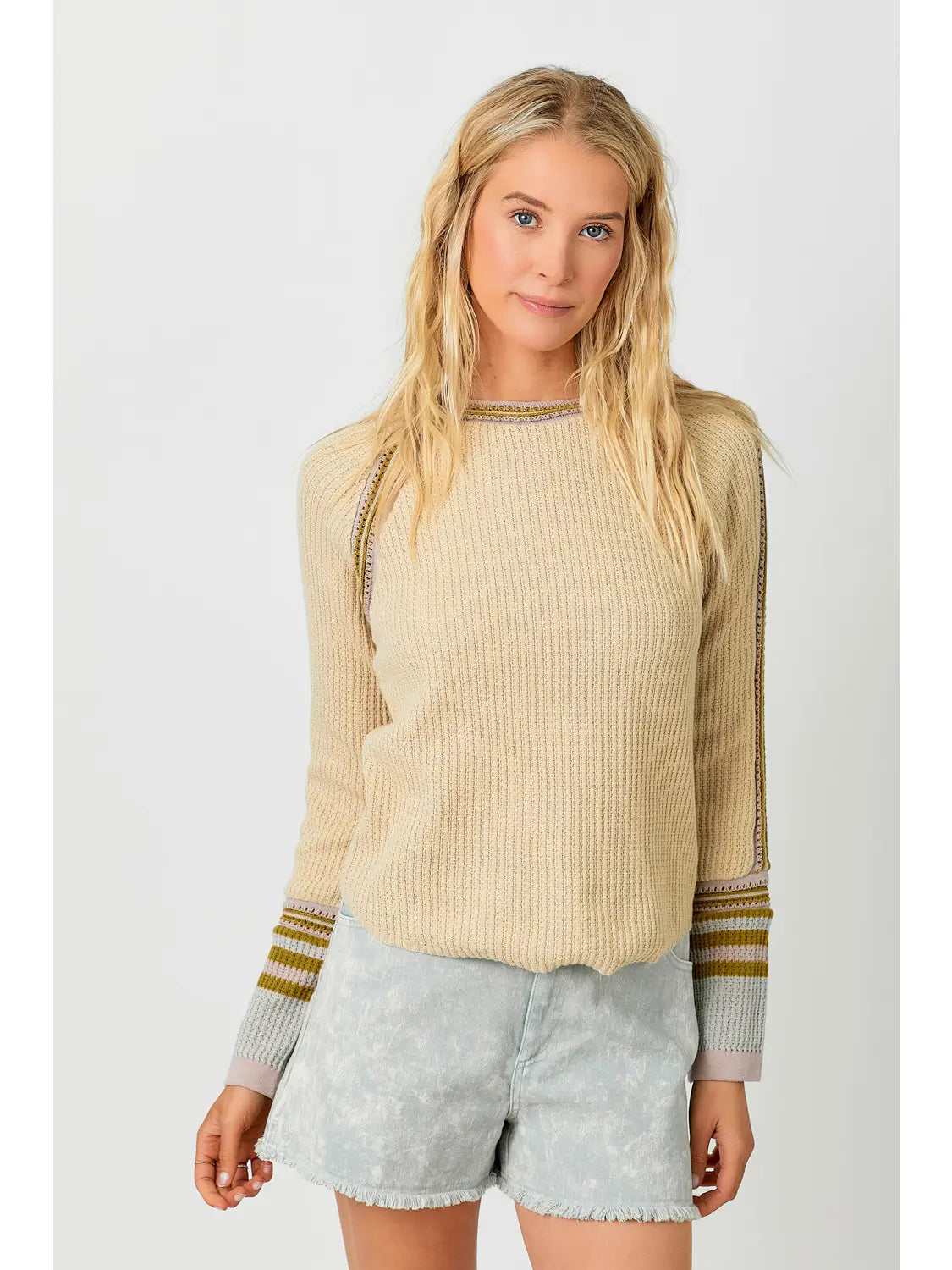 raglan sleeve sweater top oatmeal